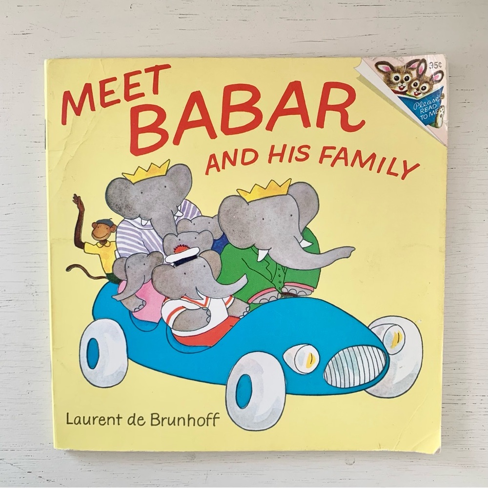 Meet Babar and His Family - Vintage Book 1973 - Random House